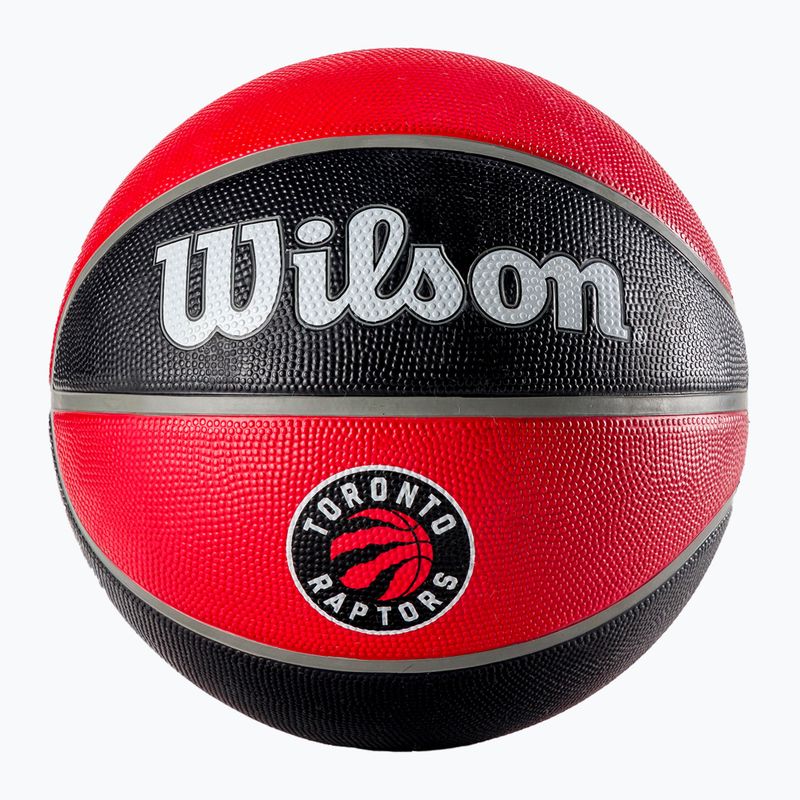 Баскетболна топка Wilson NBA Team Tribute Toronto Raptors Red WTB1300XBTOR