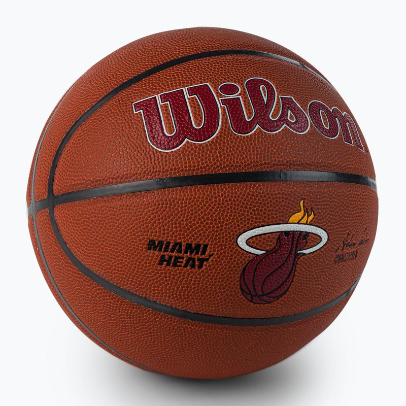 Wilson NBA Team Alliance Miami Heat баскетбол кафяв WTB3100XBMIA 2