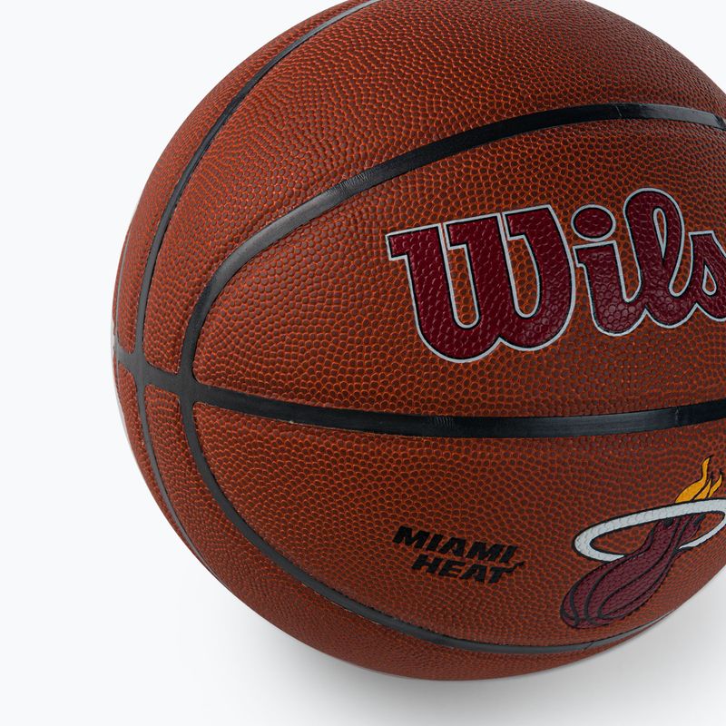 Wilson NBA Team Alliance Miami Heat баскетбол кафяв WTB3100XBMIA 3