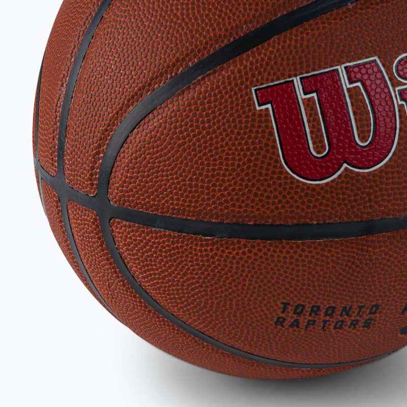 Wilson NBA Team Alliance Toronto Raptors баскетбол кафяв WTB3100XBTOR 3