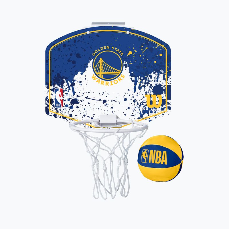 Wilson NBA Golden State Warriors мини обръч син WTBA1302GOL 4