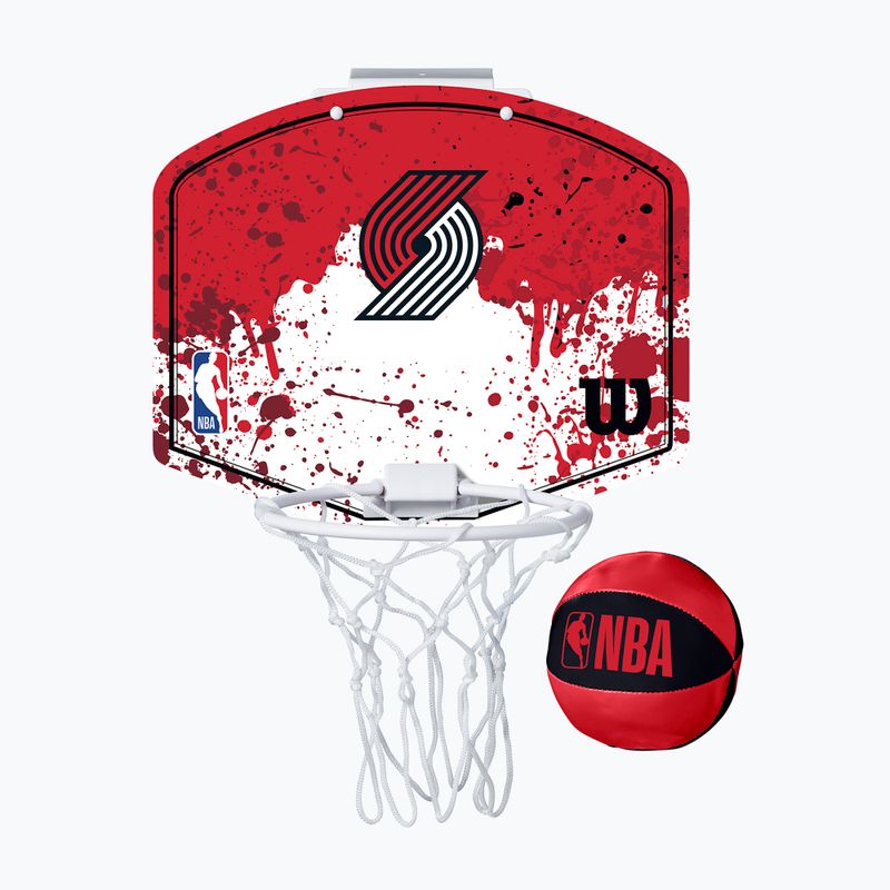 Wilson NBA Team Mini Hoop Portland Trail Blazers Баскетболен комплект