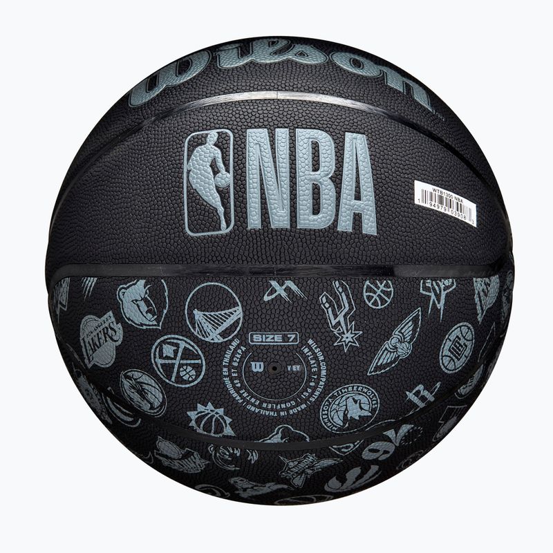 Wilson NBA All Team баскетбол черен размер 6 2