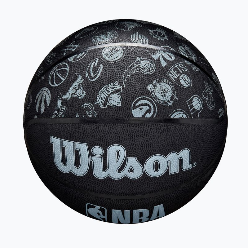 Wilson NBA All Team баскетбол черен размер 6 3