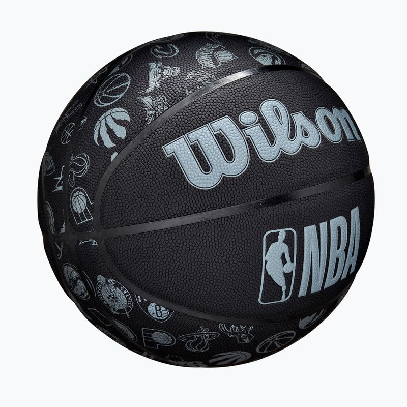 Wilson NBA All Team баскетбол черен размер 6 5