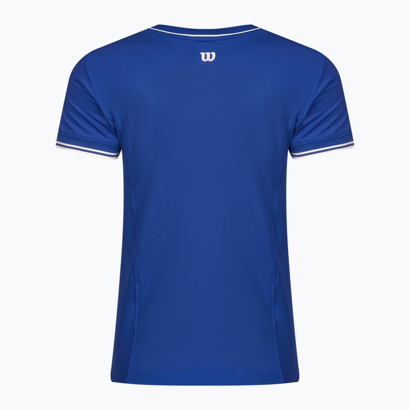 Дамска тениска Wilson Team Seamless royal blue 2