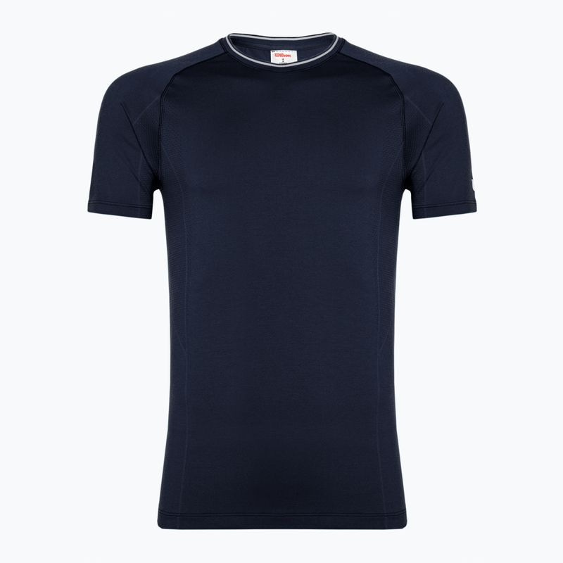 Мъжка тениска Wilson Team Seamless Crew classic navy