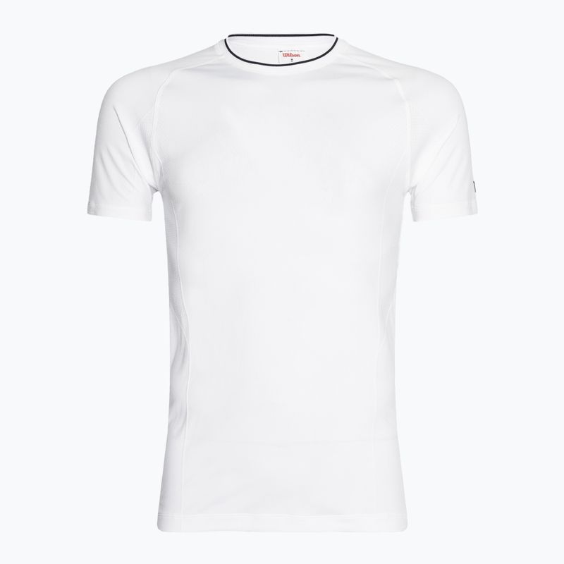 Мъжка тениска Wilson Team Seamless Crew bright white