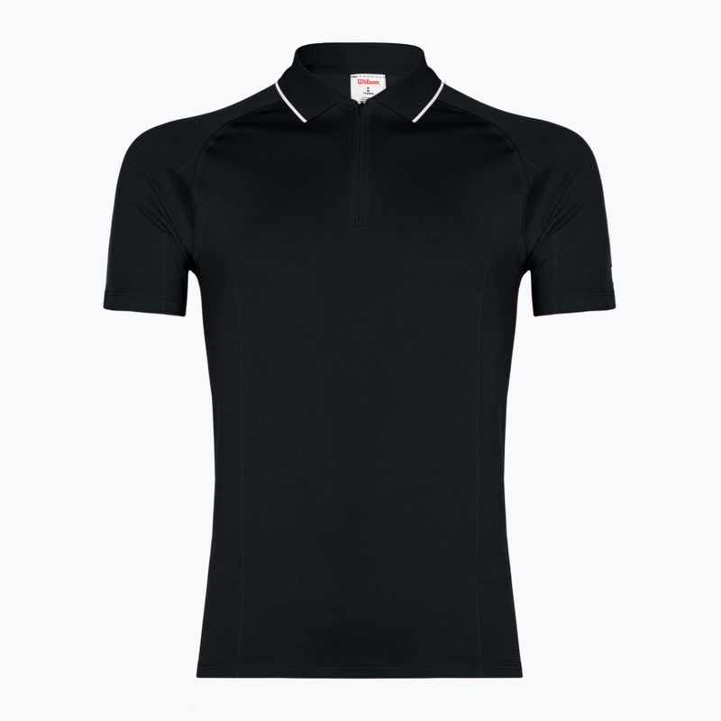 Мъжка тениска Wilson Team Seamless Polo 2.0 black