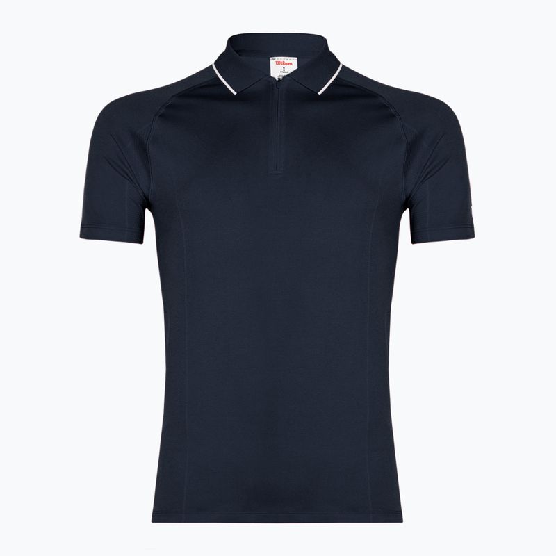 Мъжка тениска Wilson Team Seamless Polo 2.0 classic navy