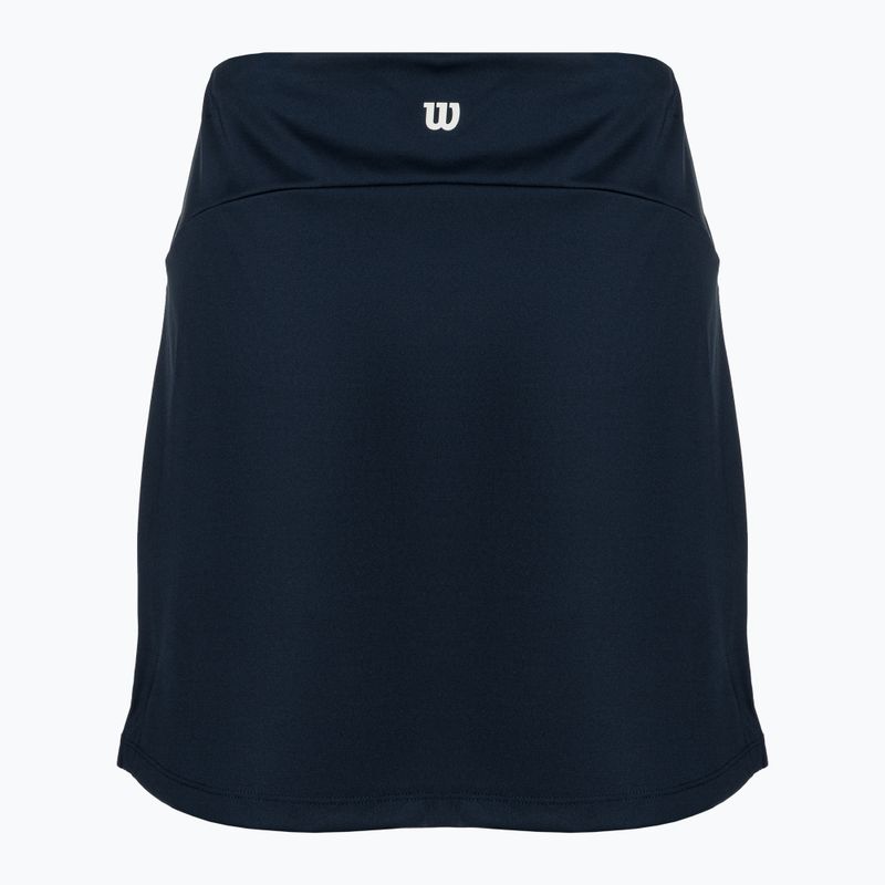 Дамска пола Wilson Team Flat Front classic navy 2
