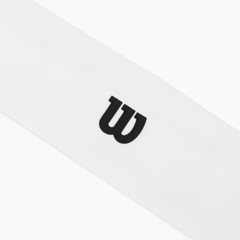 Лента за глава Wilson Wide Headband bright white 4