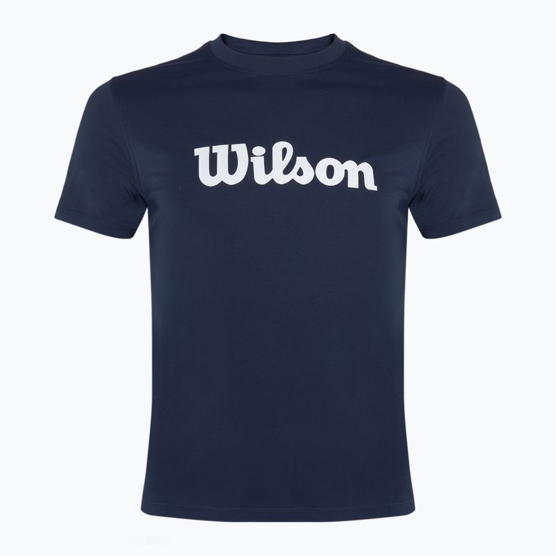 Мъжка тениска Wilson Team Graphic classic navy script