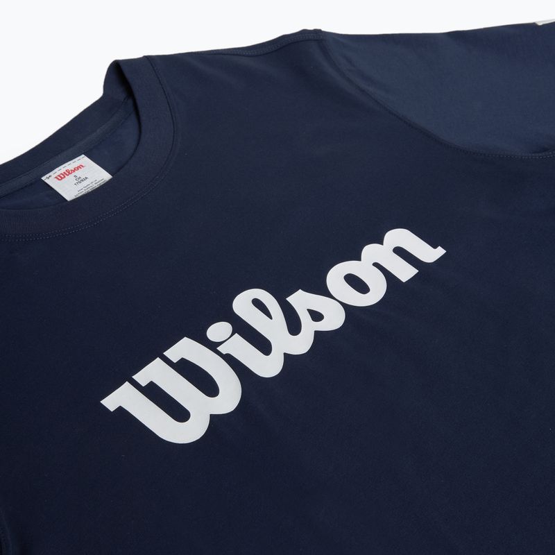 Мъжка тениска Wilson Team Graphic classic navy script 3