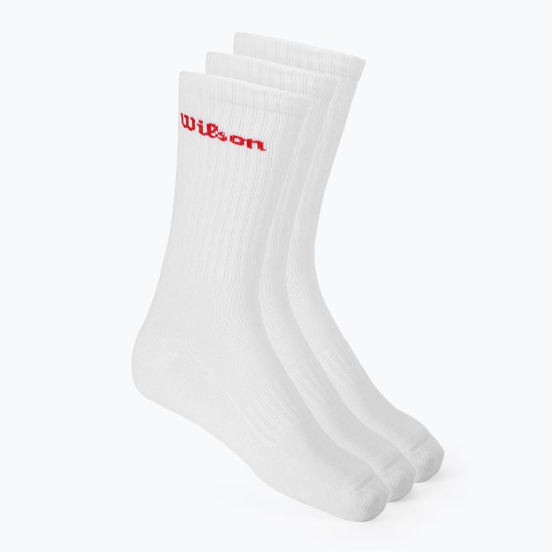 Чорапи Wilson Crew Logo 3 чифта bright white