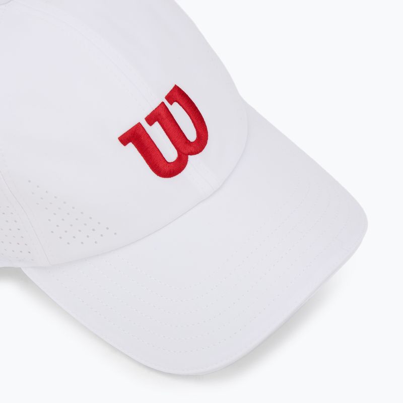 Шапка с козирка Wilson Active Perforated Cap bright white / infrared 3