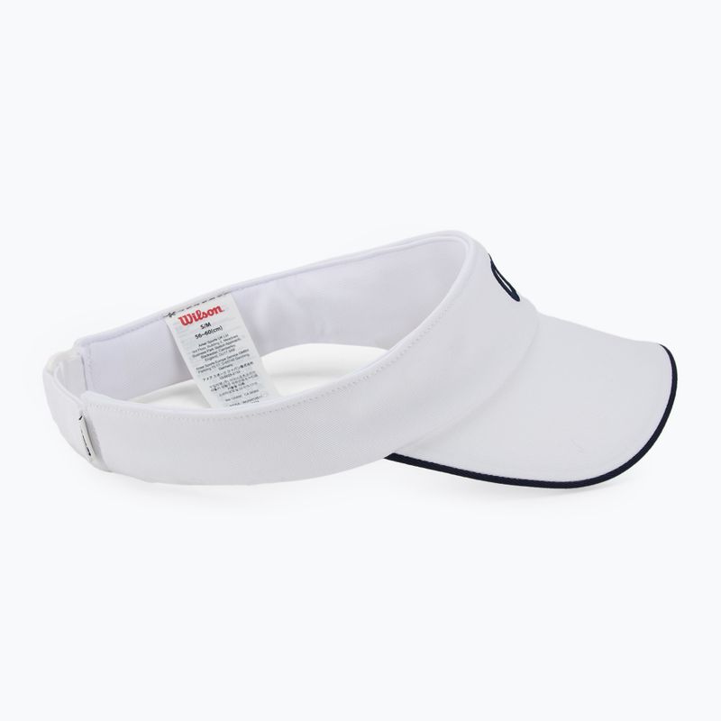 Ярко бял тенис сенник Wilson Classic Visor 2