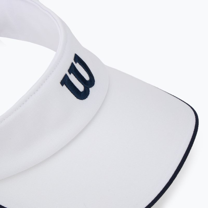 Ярко бял тенис сенник Wilson Classic Visor 3