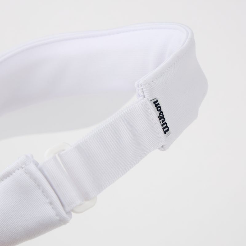 Ярко бял тенис сенник Wilson Classic Visor 4