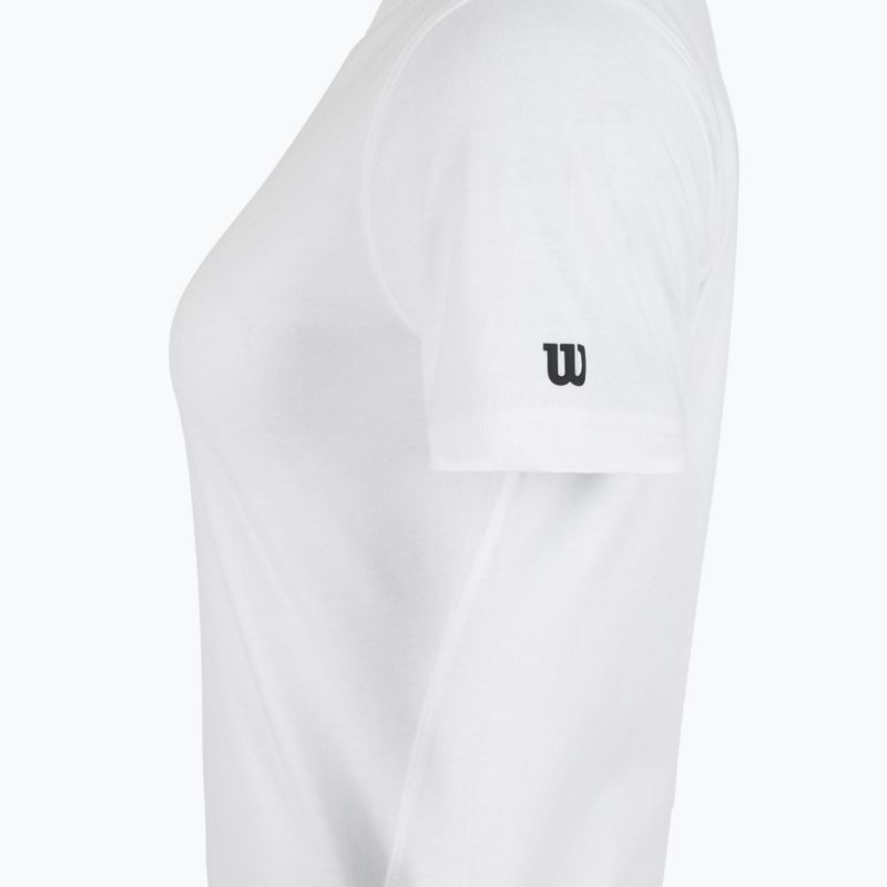 Дамска тенис фланелка Wilson Team Graphic W bright white 3