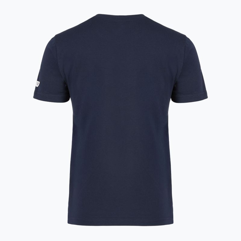 Дамска тенис фланелка Wilson Team Graphic W classic navy 2