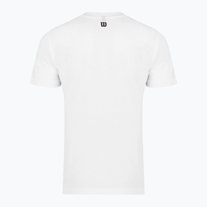 Дамска тенис фланелка Wilson Team Graphic Script W bright white script 2