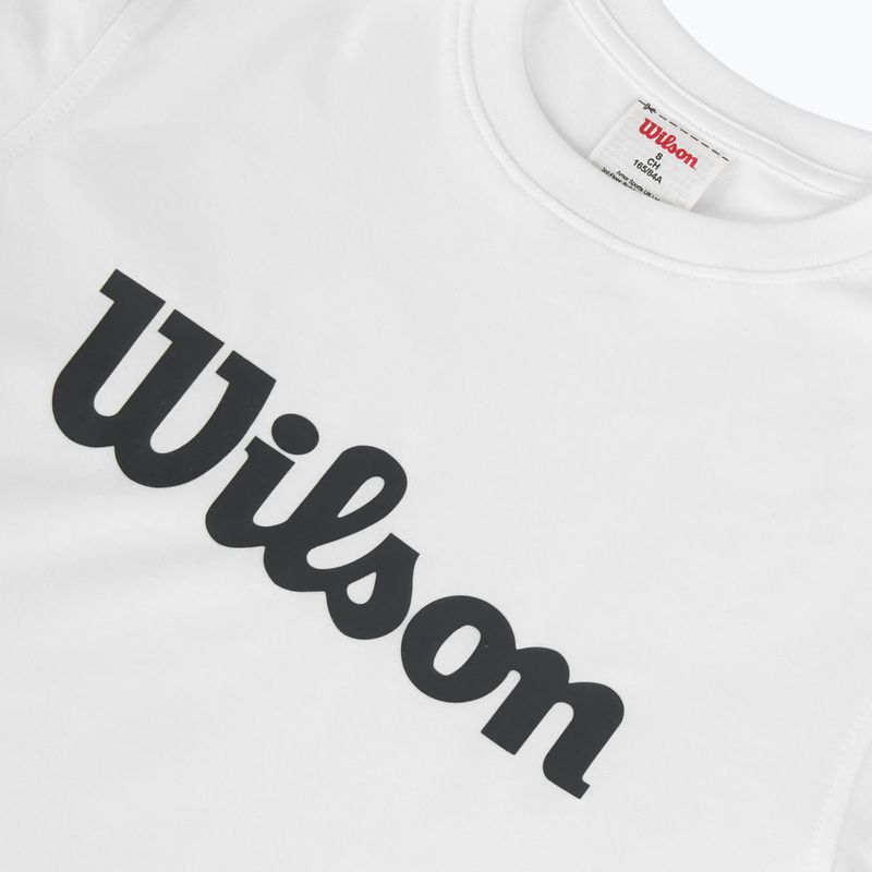 Дамска тенис фланелка Wilson Team Graphic Script W bright white script 3