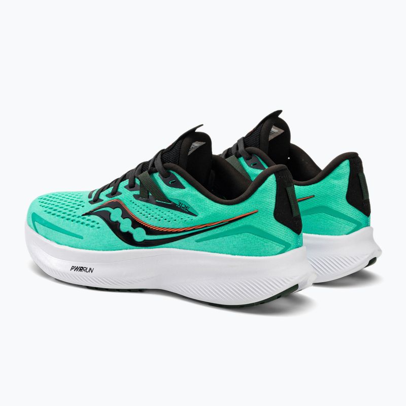 Мъжки обувки за бягане Saucony Ride 15 cool mint/zest S20729-125 3