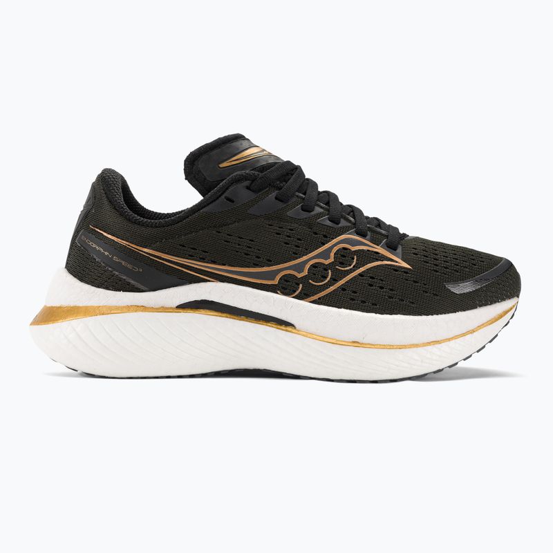 Дамски обувки за бягане Saucony Endorphin Speed 3 black/goldstruck 2