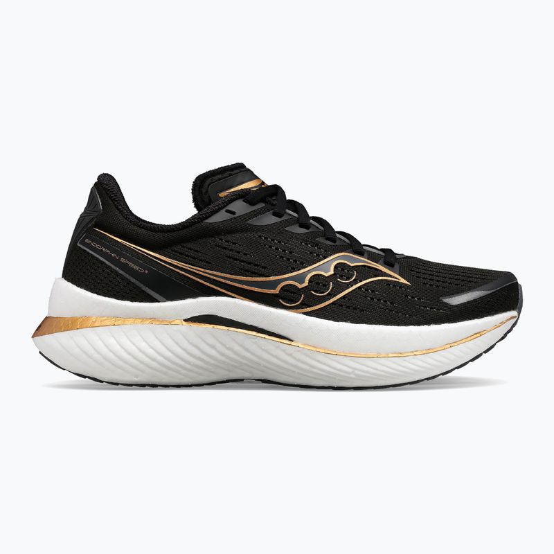 Дамски обувки за бягане Saucony Endorphin Speed 3 black/goldstruck 12