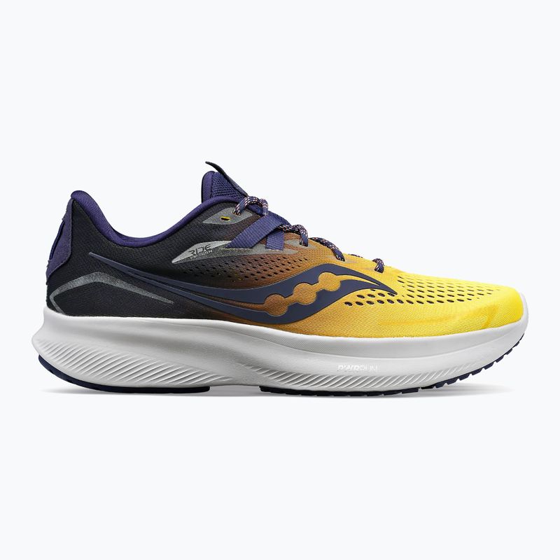 Мъжки обувки за бягане Saucony Ride 15 в тъмносиньо и жълто S20729-65 9