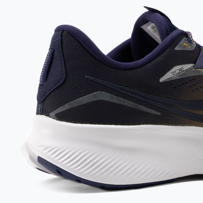 Мъжки обувки за бягане Saucony Ride 15 в тъмносиньо и жълто S20729-65 8