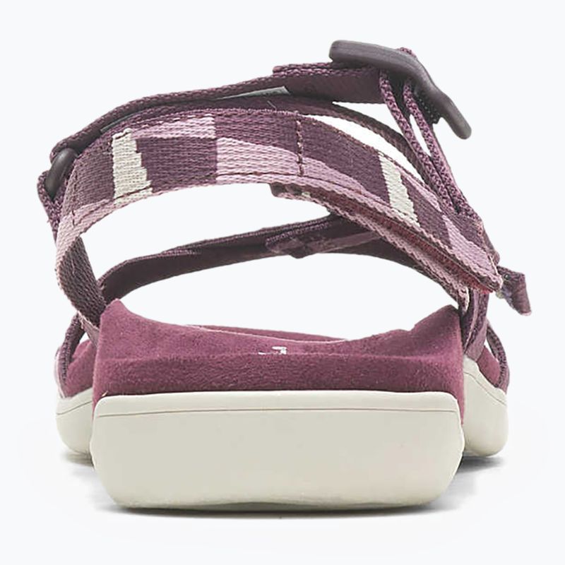 Дамски сандали Merrell District 3 Backstrap Web в цвят бордо 7