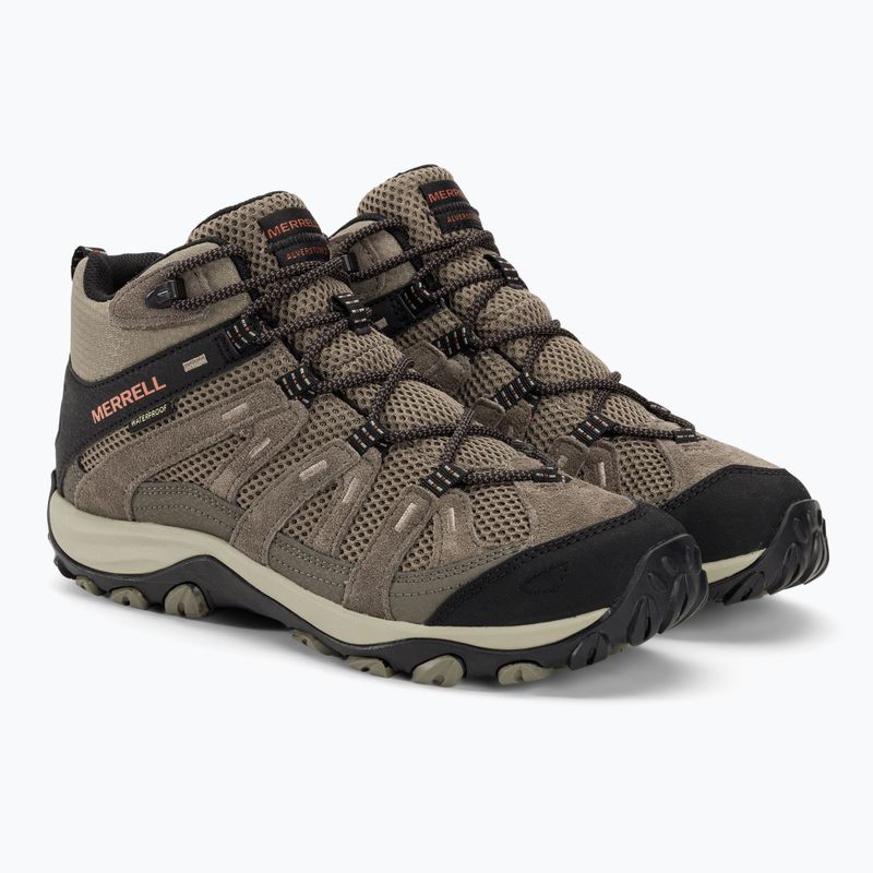 Мъжки ботуши за трекинг Merrell Alverstone 2 Mid WP boulder/brindle 4