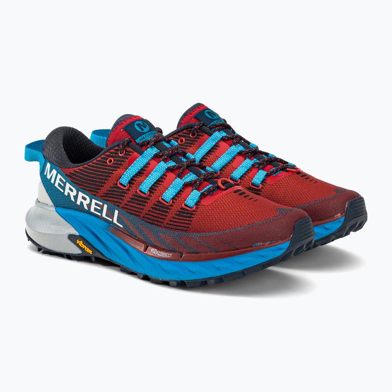 Мъжки обувки за бягане Merrell Agility Peak 4 червено-сини J067463 5