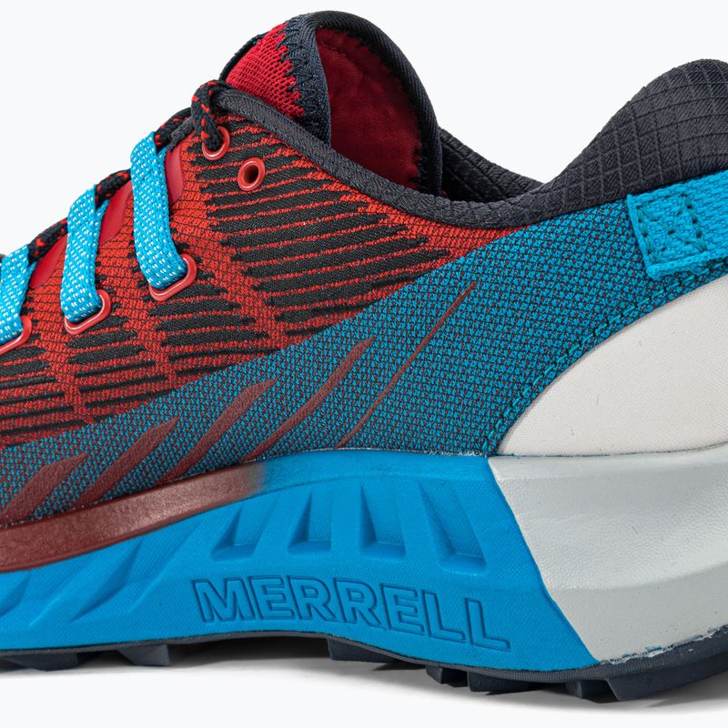 Мъжки обувки за бягане Merrell Agility Peak 4 червено-сини J067463 11