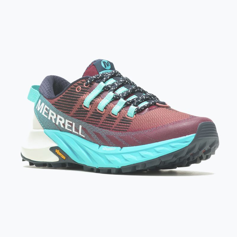 Merrell Agility Peak 4 дамски обувки за бягане бордо-синьо J067546 11