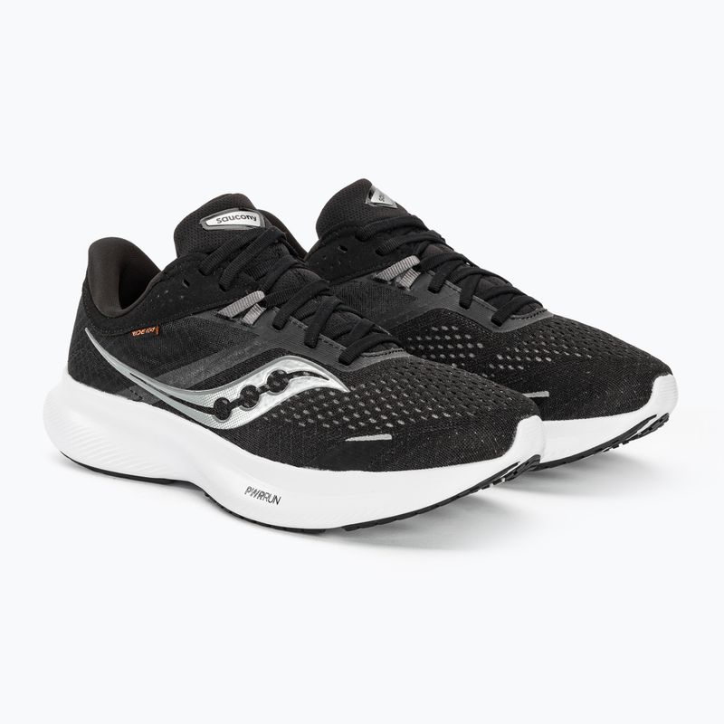 Мъжки обувки за бягане Saucony Ride 16 Wide black/white 4