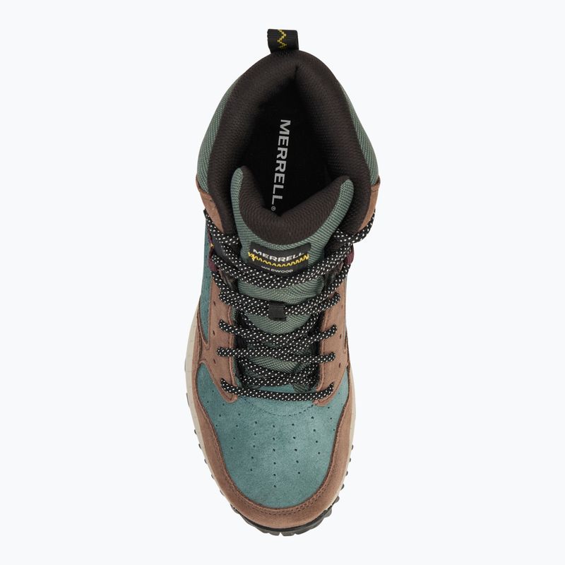 Мъжки туристически обувки Merrell Wildwood Mid Ltr Wp forest 5