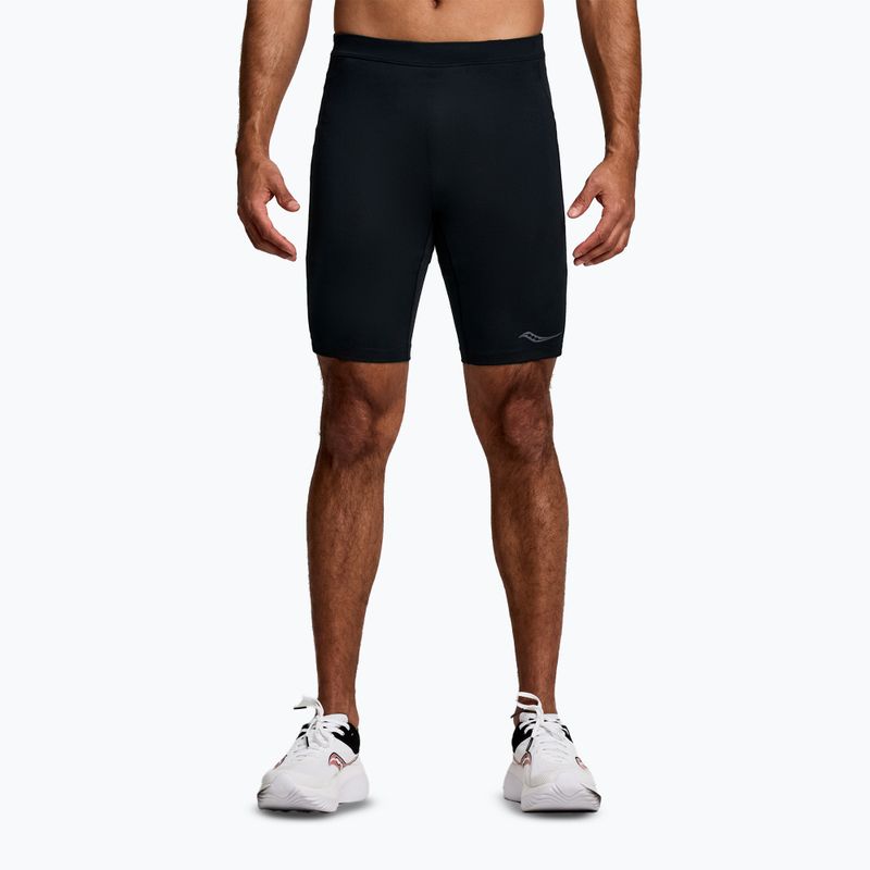Мъжки шорти за бягане Saucony Fortify Lined Half black