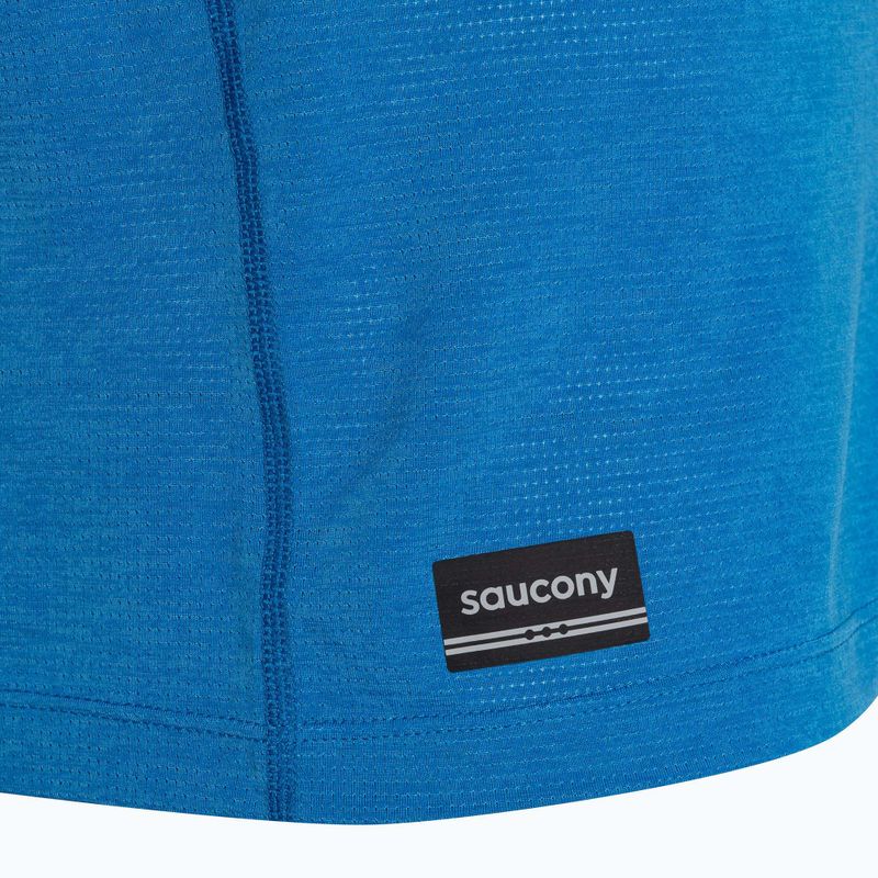 Мъжки потник за бягане Saucony Stopwatch Singlet cobalt heather 4