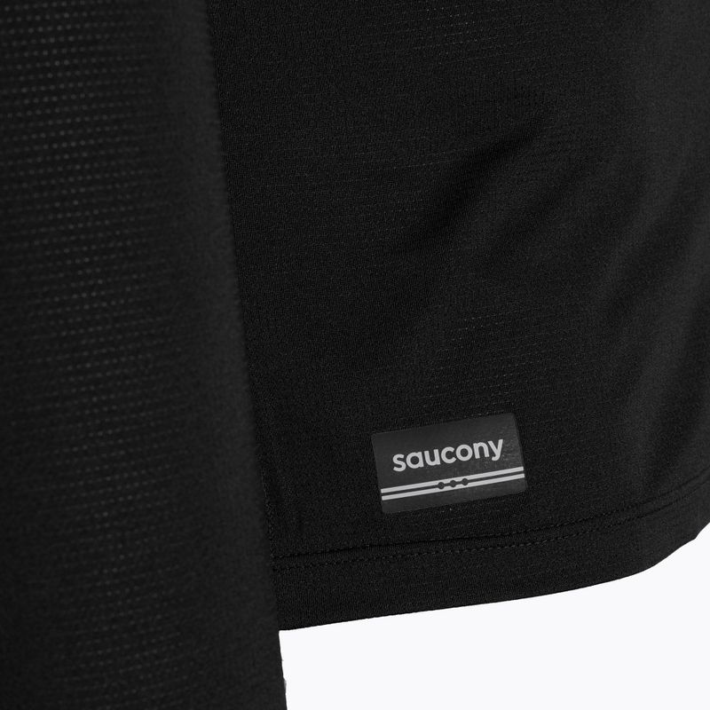 Мъжка блуза с дълъг ръкав за бягане Saucony Stopwatch black 3