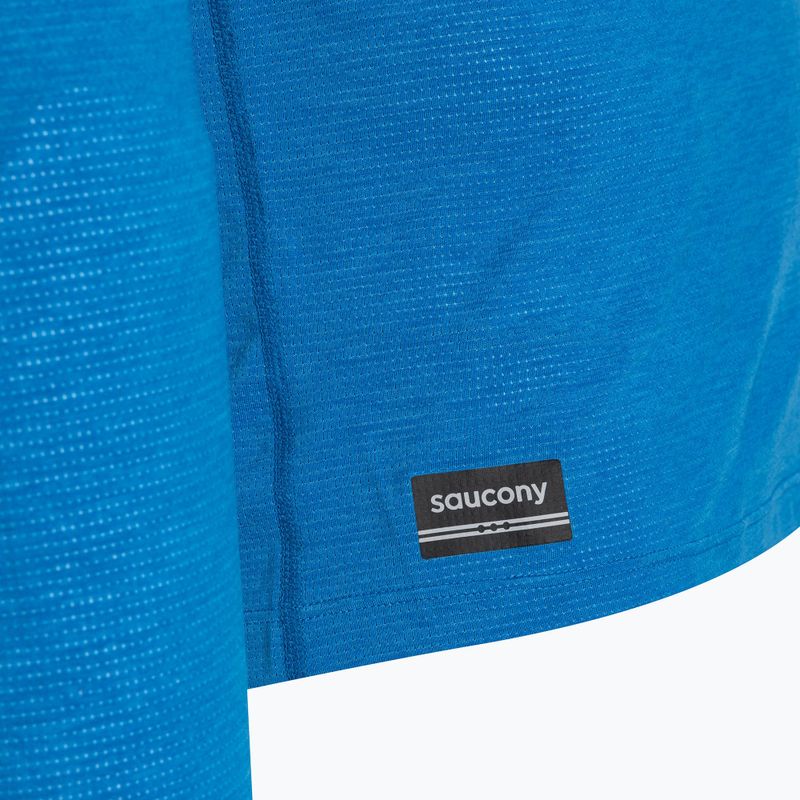 Мъжка блуза с дълъг ръкав за бягане Saucony Stopwatch cobalt heather 3