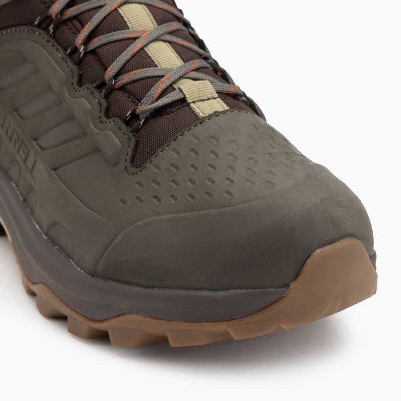 Мъжки туристически обувки Merrell Moab Speed 2 Ltr Mid Wp olive 7