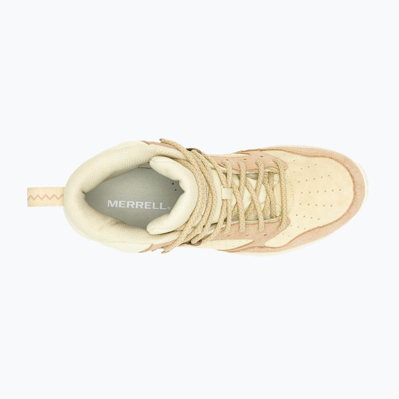 Дамски туристически обувки Merrell Wildwood Mid Ltr Wp tan/reed 11