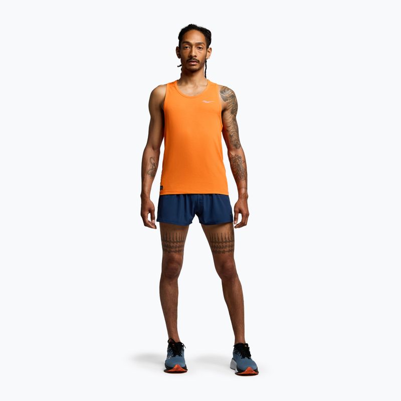 Мъжки потник за бягане Saucony Stopwatch Singlet pepper heather 2