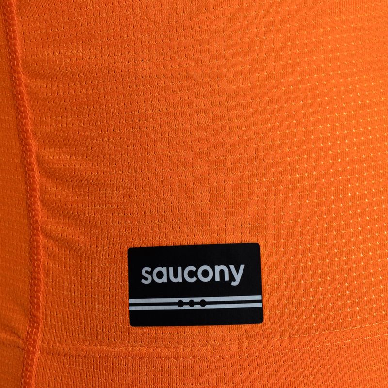 Мъжка тениска за бягане Saucony Stopwatch pepper heather 3