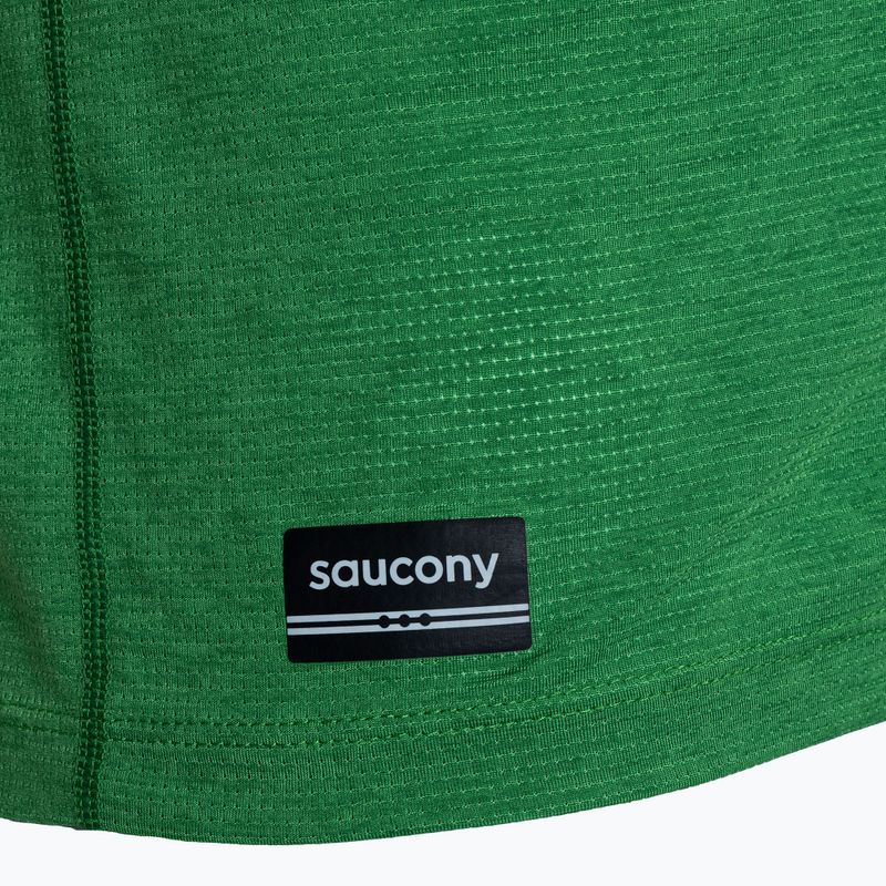 Мъжка блуза с дълъг ръкав за бягане Saucony Stopwatch хвойна heather 3