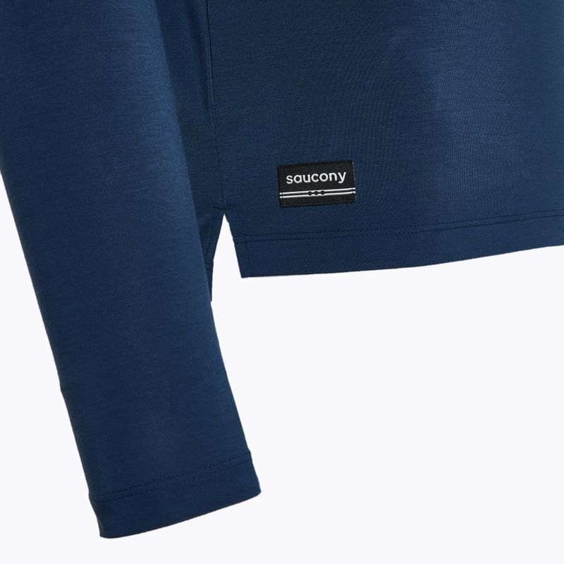 Мъжка блуза за бягане с дълъг ръкав Saucony Triumph navy 4