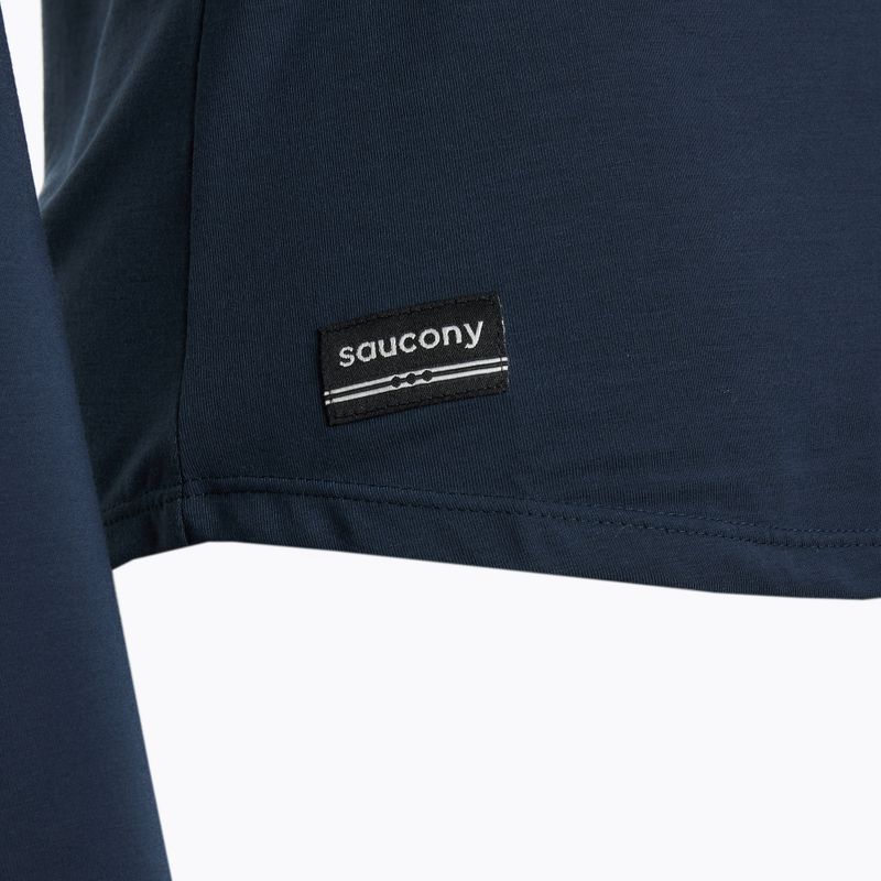 Дамска блуза с дълъг ръкав за бягане Saucony Triumph navy 3
